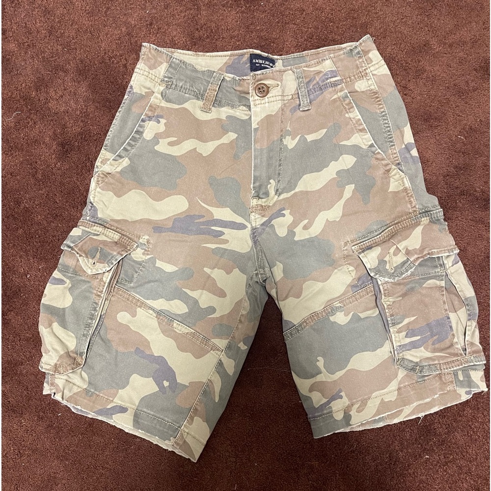 American Eagle Camouflage Cargo Shorts